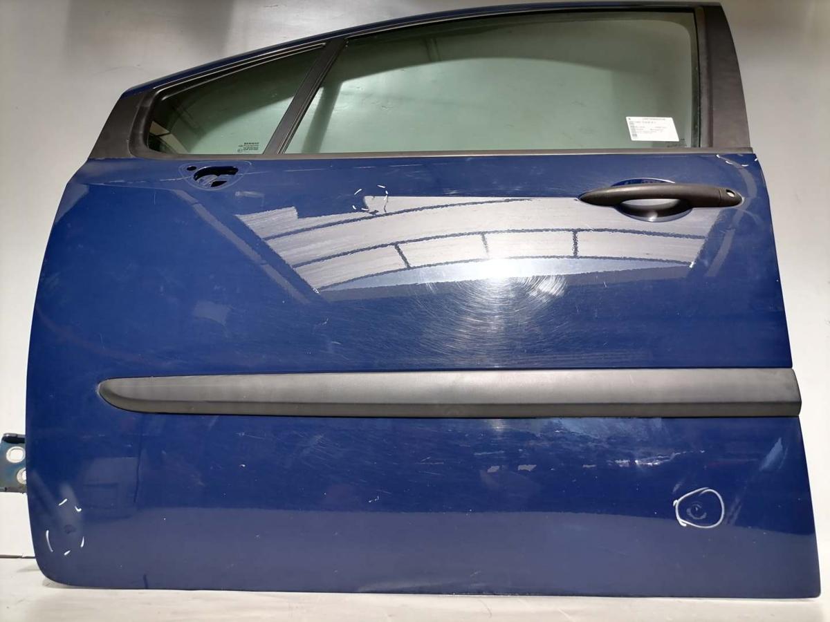 Renault Grand Modus original T&uuml;r vorn links OV460 K&ouml;nigsblau Rohbau Bj.2008